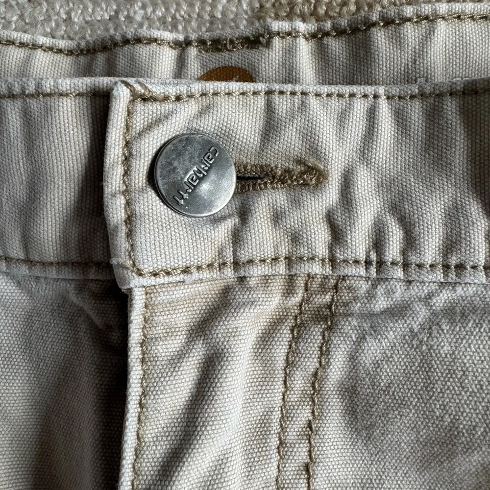 Carhartt Relaxed Fit Cargo Shorts Utility Summer Outdoor Casual Tan Size 40 - Picture 8 of 8